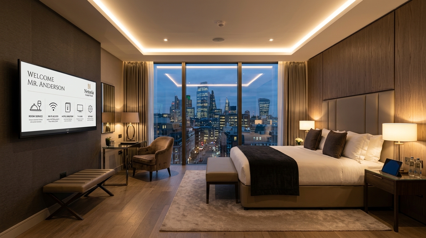 Chambre d’hôtel gérée par Netoria PMS